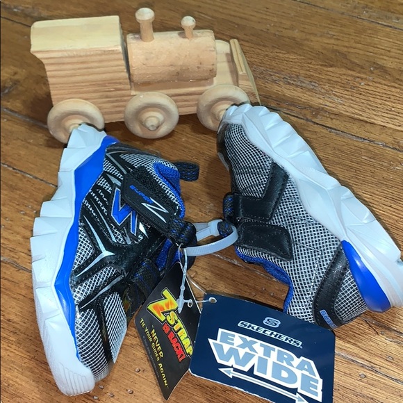 Skechers Other - 👶🏼🆕SKECHERS Toddler 6 Electronz Z Strap Sneaker